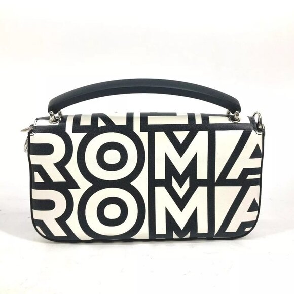 FENDI 7AS142 Marc Jacobs collab Baguette Pouch Logo Shoulder Bag 2WAY Hand Bag - Picture 3 of 16